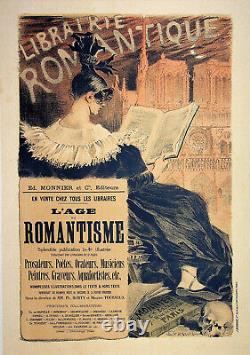 Eugène Grasset The Age Of Romanticism Original Lithography, Signed, 1897