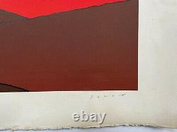 Folon The Eyes 1970 Original Lithography Signee Et Numerotee Gd Format