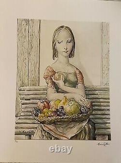 Foujita Original Art Edition Lithography Signed Numbered /150