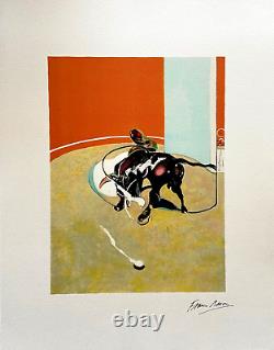 Francis Bacon Lithograph COA Original Signed Published by Lucian Freud