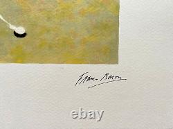 Francis Bacon Lithograph COA Original Signed Published by Lucian Freud