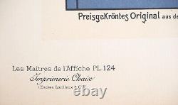 Fritz REHM Cigarettes Laferme, Original LITHOGRAPH, Signed 1898