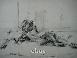 Fromanger Gerard Lithography Nu Signed At Crayon Ea Handsigned Ea Lithograph