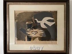 G. Braque The Bird And Its Nest 1956 Original Non-commercial Lithography Signed