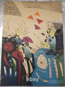 GEORGES DUSSEAU original signed lithograph (untitled)