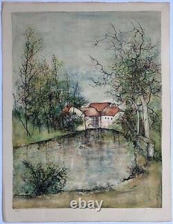 Gantner Bernard Signed Lithograph Pencil Num/175 Handsigned Numb Lithograph