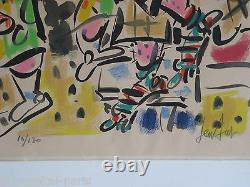 Gen Paul Lithograph Signed In 1960 Pencil Num / 130 Handsigned Numb Lithograph