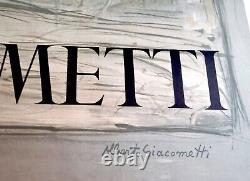 Giacometti/ Lithograohie/ Poster/ Paris/ Maeght/ 1980/ Rare/ Collection/ France