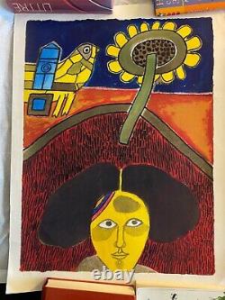 Guillaume Corneille 1999 Lithography Artist's Proof Signed, Numbered