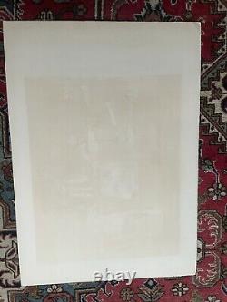 Guiramand Paul Lithography Signed Crayon Handsigned Lithograph Horses 1959