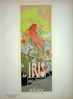 HOHENSTEIN Iris, comic opera Original signed lithograph, 1899.