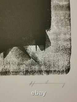 Hans Hartung Lithography Orig. Signed Num. H.c. L-58-1973 F-rg Reliefs