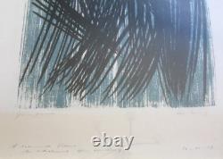 Hans Hartung Lithography, Signed In Pencil, Artist's Proof
