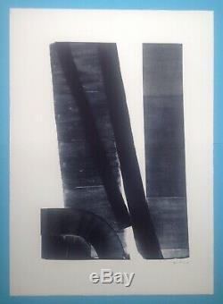 Hans Hartung Original Lithograph Signed In Pencil 105x75cm 1973 Lyric 46 Years