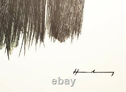 Hans Hartung Original Lithograph Signed In The Board, 150 Copies