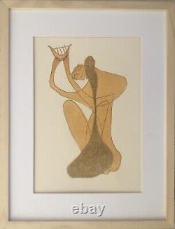 Henri LAURENS, 1885-1954. Daphne & Apollo, 1952. 2 original lithographs. 35x26. Signed lower right corner.