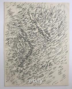 Henri MICHAUX, Untitled, 1956. Original lithograph for XXth century.
