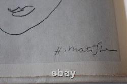 Henri Matisse original signed lithograph 'Pierres Levées' 1948 (31133)