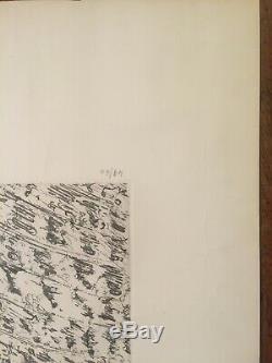 Henri Michaux Untitled Lithograph Signed And Numbered