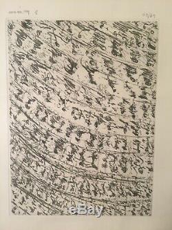 Henri Michaux Untitled Lithograph Signed And Numbered
