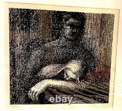 Henry Moore original hand-signed lithograph