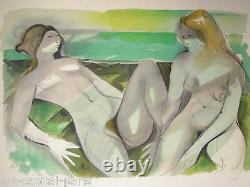 Hilaire Camille Lithography Signed Au Crayon Num/75 Handsigned Numb Lithograph