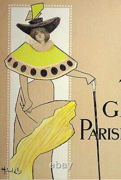 Hyland Ellis The Gay Parisienne, Original Signed Lithograph, 1897.