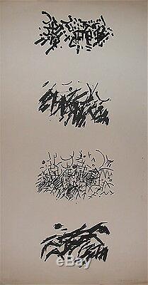 Jacques Germain Lithography 1965 Modern Abstract Art Bauhaus Academy, P 534