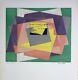 Jacques Villon Signed Lithograph Art Abstract Cubist Abstraction 1961