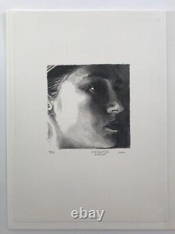 Jean-Baptiste SECHERET Portrait of Mathilde, 2002. Lithograph signed in pencil.
