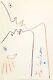Jean Cocteau/lithograph Signed/1956/arches/couple/numerote/original/paris