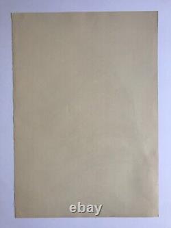 Jean MESSAGIER, Untitled, c. 1974. Original lithograph signed in pencil