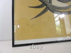 Jean Marais Original Lithograph 50x70, Framed, Numbered And Signed 51/99