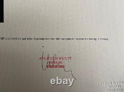 Jean-Michel Basquiat Lithograph COA Original Signed Numbered Cy Twombly