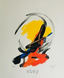 Jean Miotte The Painter And The Original Echo Lithography Signed, 2005