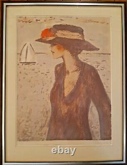 Jean Pierre Cassigneul Original Lithograph Signed Numbered Framed