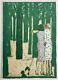 Jean-pierre Cassigneul Two Elegant In The Wood, Original Lithograph Signed