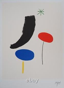 Joan MIRO Surrealist Composition Signed Lithograph