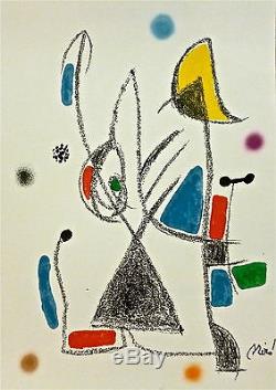 Joan Miro Barcelona Paris Original Lithograph