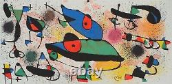 Joan Miro Les Frogs/the Frogs/lithography Original Signee/ 1974