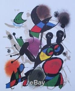 Joan Miro Original Lithograph Signed And Numbered II Lithographie, 500ex