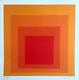 Josef Albers Lithograph Coa Original Hand-numbered Signed O. P. Stamp