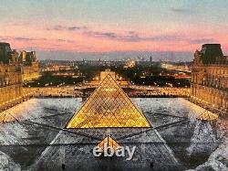 Jr At The Louvre 29 March 19:45 2019 Signed And Numbered Lithograph Edition /250