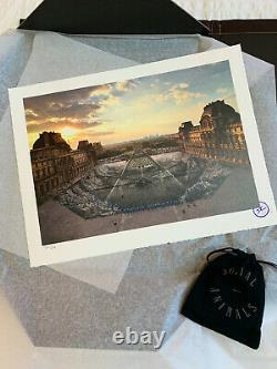 Jr At The Louvre March 29 6:08 Pm / Signed And Numbered Lithograph Print Edition /250