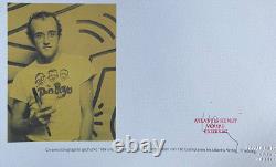 Keith Haring Lithograph COA Original Signed and Numbered in Pencil Stamp