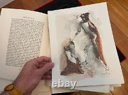 LEONOR FINI EDITION STORY OF O with SIGNED ORIGINAL EROTIC LITHOGRAPHY