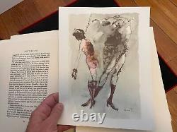 LEONOR FINI EDITION STORY OF O with SIGNED ORIGINAL EROTIC LITHOGRAPHY