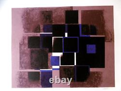 LOEWER Claude Lithograph No. Signed Handsigned Switzerland Abstraction Aubusson