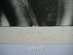 La Salle Lasalle Charles Lithography Signed Au Crayon Num Handsigned Lithograph