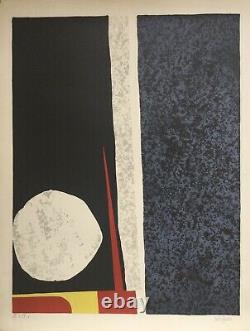 Ladislas Kijno 1921-2012. Composition. Original Signed Lithography. 65x50